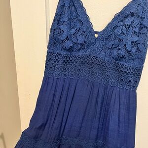 Rebellion Navy Lace Dress